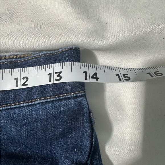 Madewell Skinny Jeans 8” rise Dark Blue Denim Size 26 - Picture 9 of 15